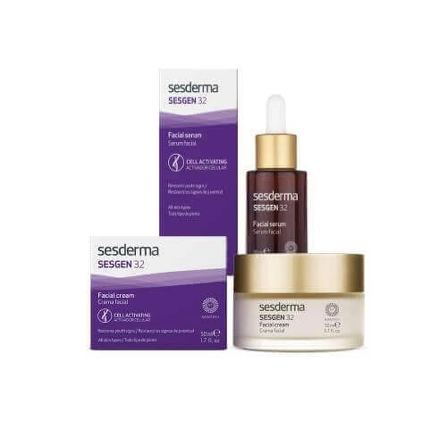 SESDERMA SET SESGEN Крем, 50 мл + Сироватка, 30 мл: ціни та характеристики