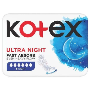 KOTEX Ultra Night Slip, 6 шт.