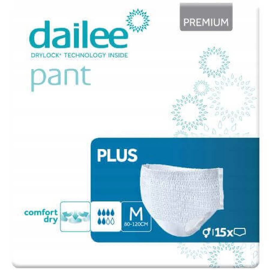 DAILEE Pant Premium Plus вбираючі трусики M, 15шт: ціни та характеристики