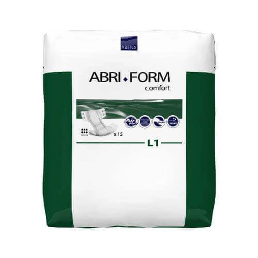 Підгузки ABENA ABRI FORM COMFORT L1, 15 шт.: ціни та характеристики