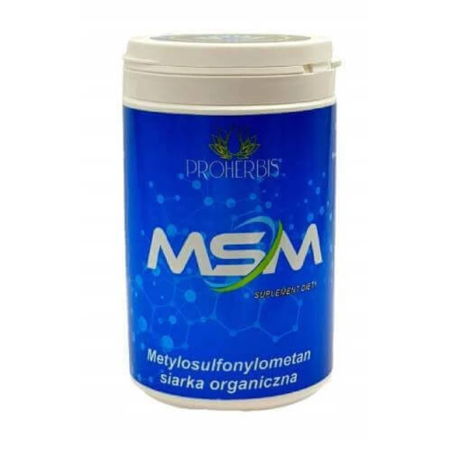 PROHERBIS MSM Органічна сірка, 250 г: ціни та характеристики
