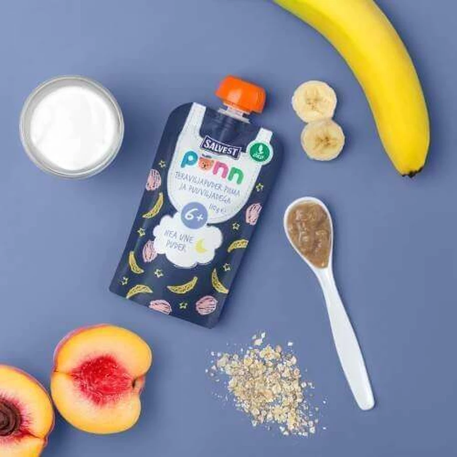 SALVEST PÕNN BIO Milk Bedtime Oatmeal with Fruit, 110 г.: цены и характеристики