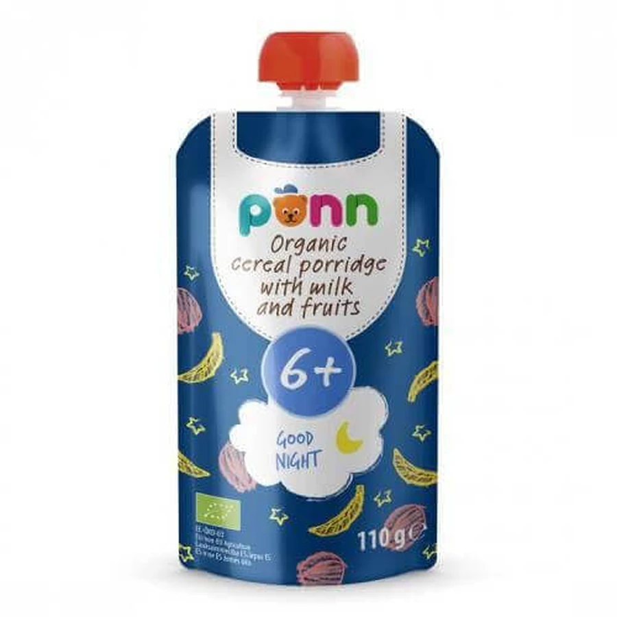 SALVEST PÕNN BIO Milk Bedtime Oatmeal with Fruit, 110 г.: цены и характеристики