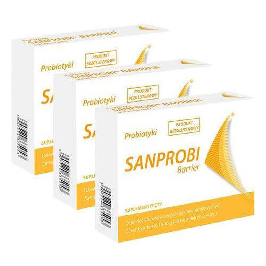 SANPROBI Барьерный набор, 3 x 40 капсул: цены и характеристики