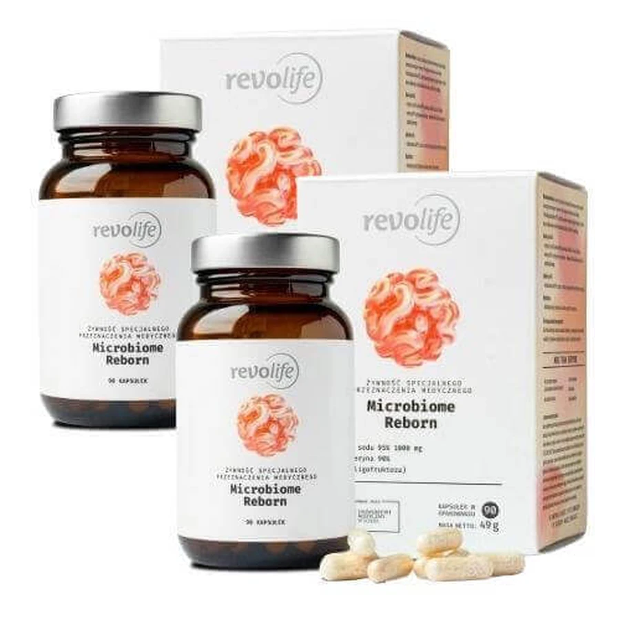 Набор Revolife Microbiome Reborn, 2 x 90 капсул: цены и характеристики