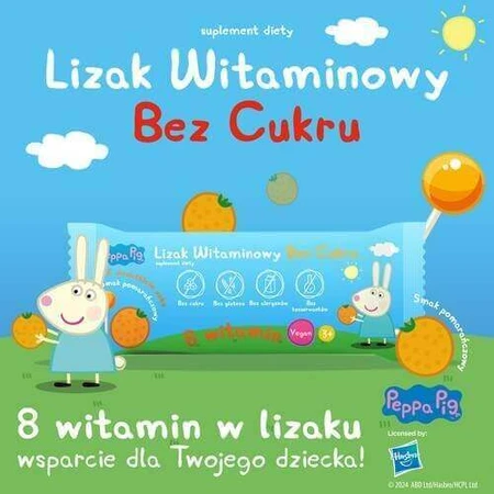 PEPPA PIG витаминный леденец без сахара со вкусом апельсина, 1 штука: цены и характеристики