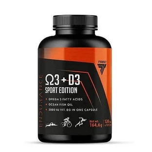 Trec Endurance Omega 3 + D3 Sport Edition, 120 капсул