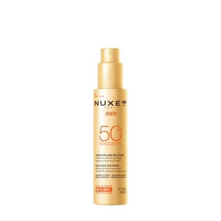 Nuxe Sun Set Лосьйон для засмаги для обличчя та тіла SPF50, 150 мл + Гель для душу після засмаги, 100 мл: ціни та характеристики