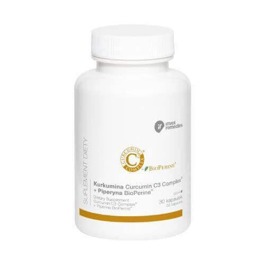 INVEX REMEDIES Куркумин + пиперин, 30 капсул: цены и характеристики