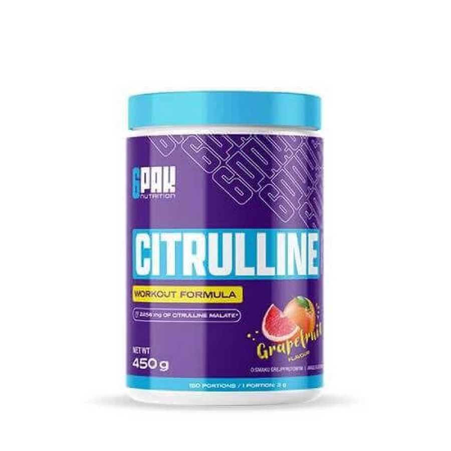 6Pak Nutrition Цитрулін зі смаком грейпфрута, 450 г: ціни та характеристики