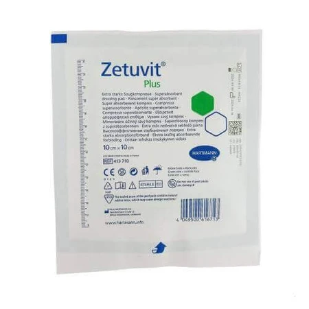 ZETUVIT Plus Стерильная повязка 10 x 10 см, 1 шт.: цены и характеристики