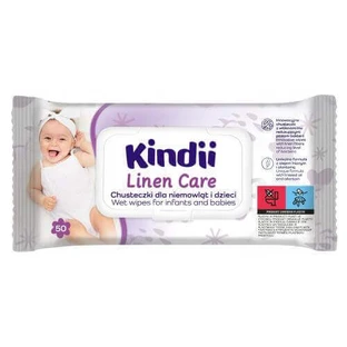 KINDII Уход за бельем Влажные салфетки для младенцев и детей, 50шт