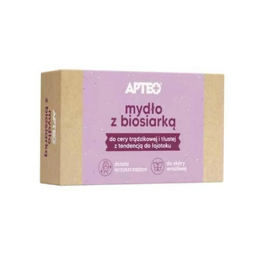 Біосірчане мило APTEO, 100 г: ціни та характеристики
