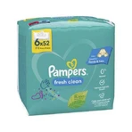 Влажные салфетки Pampers Fresh Clean, 6x 52шт: цены и характеристики