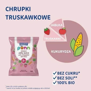 Клубничные чипсы SALVEST PÕNN BIO, 20 г