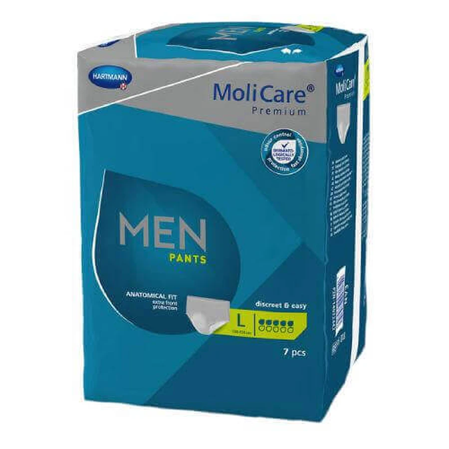 Підгузки MoliCare Premium Men 5 розмір L, 7шт: ціни та характеристики