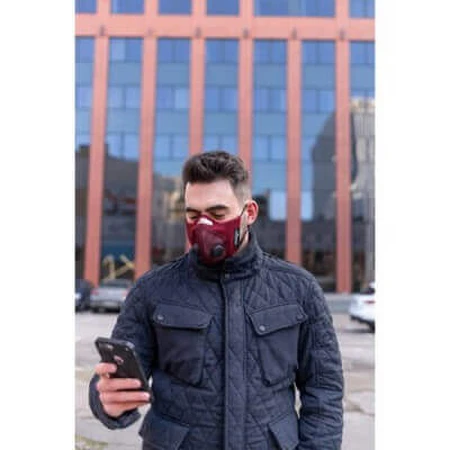 Olmed Захисна маска темно-бордова Розмір L/XL: ціни та характеристики
