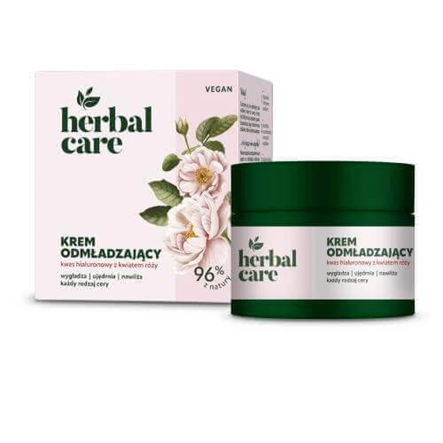 FARMONA HERBAL CARE Омолоджуючий крем Гіалуронова кислота з квіткою троянди, 50 мл: ціни та характеристики