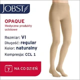 Компрессионные колготки JOBST OPAQUE CCL1 натуральные, размер 6 ZP