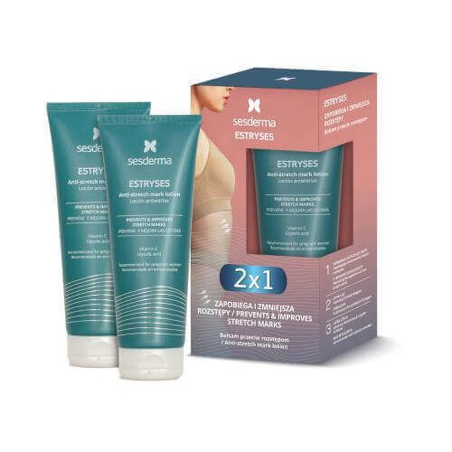 SESDERMA Estryses Stretch Mark Lotion, 2 x 200 мл: цены и характеристики
