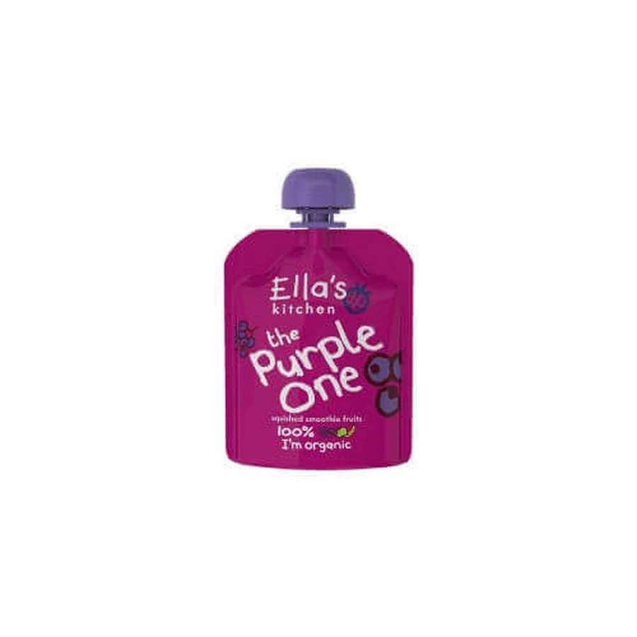 Ella's Kitchen BIO PURPLE ONE Фруктовое пюре с черной смородиной, 5x90 г: цены и характеристики