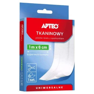 Пластир тканинний APTEO 1 м х 6 см, 1 шт.