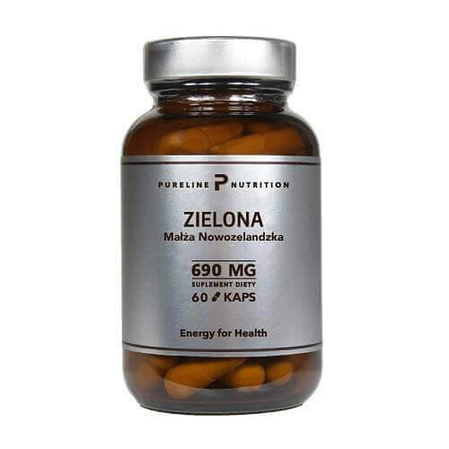 Pureline Nutrition Новозеландская зеленая мидия, 60 капсул: цены и характеристики
