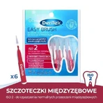 Щітки міжзубні DENTEK Easy Brush розмір 2, 6шт: ціни та характеристики