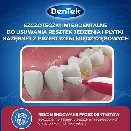 Щітки міжзубні DENTEK Easy Brush розмір 2, 6шт: ціни та характеристики