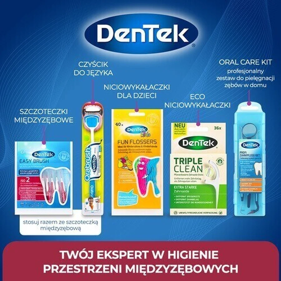Щітки міжзубні DENTEK Easy Brush розмір 2, 6шт: ціни та характеристики
