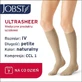 JOBST ULTRASHEER Короткие компрессионные носки для колен CCL1 натуральные, размер 4 ZP