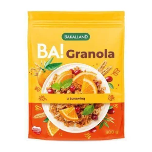 BAKALLAND BA! Гранола с клюквой, 300 г