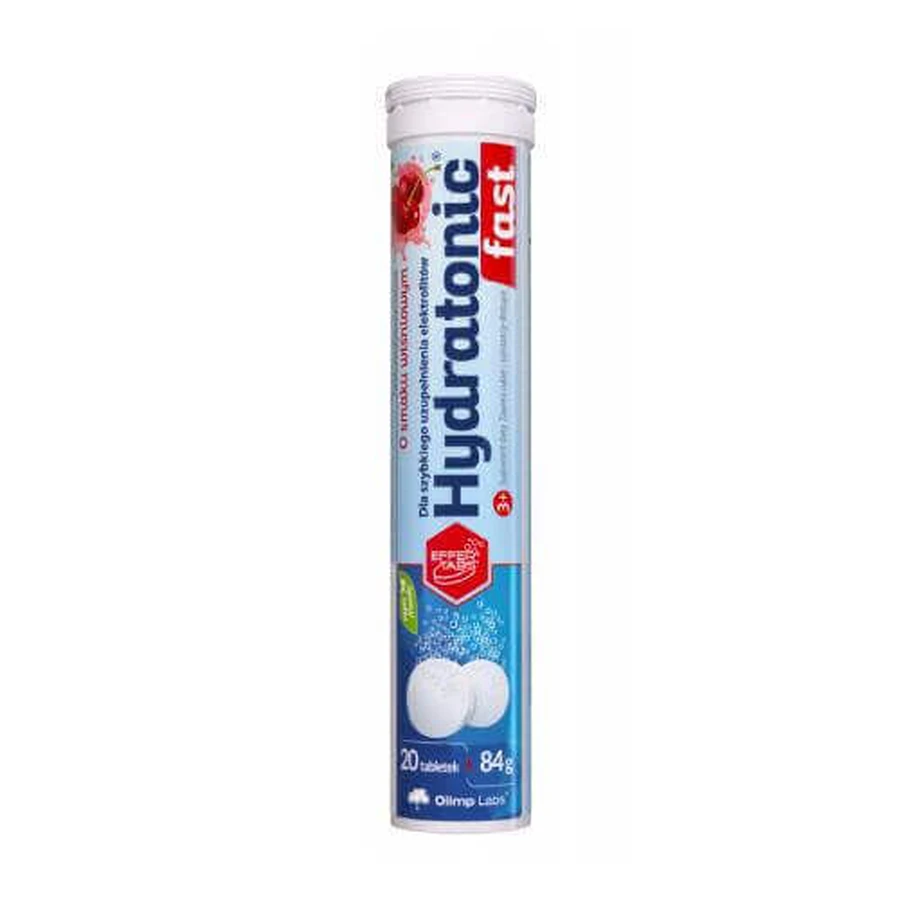 OLIMP Hydratonic Fast, 20 таблеток зі смаком вишні: ціни та характеристики