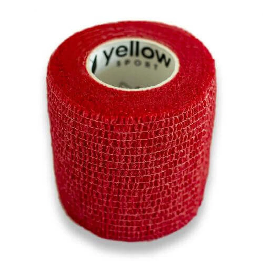YellowBAND Когезивный бинт 5 см x 4,5 м красный: цены и характеристики