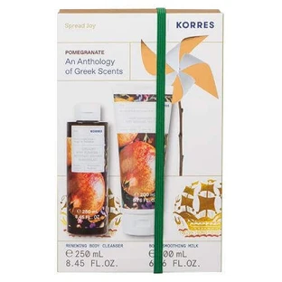 Korres Spread Joy Pomegranate Kit (Гель для душа, 250 мл + Молочко для тела, 200 мл)