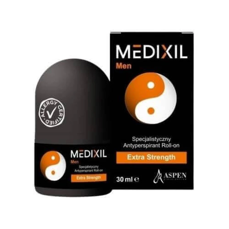 Medixil Men Extra Strength Спеціалізований ролерний антиперспірант, 30 мл: ціни та характеристики