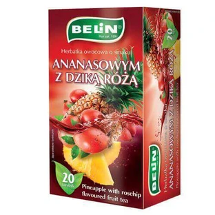 BELIN Фруктовий чай зі смаком ананаса та шипшини, 20 пакетиків