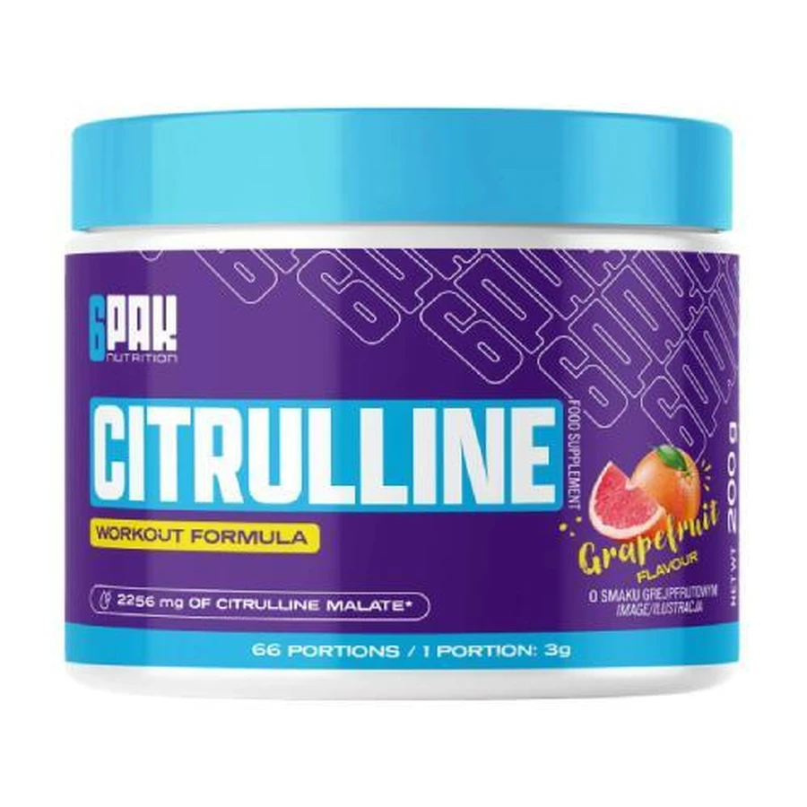 6Pak Nutrition Цитруллин Цитруллин Грейпфрут, 200 г: цены и характеристики