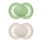 MAM Пустышка силиконовая Original 6m+ Mat, 2шт