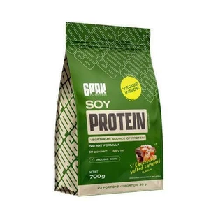 6Pak Nutrition Соєвий протеїн зі смаком шоколад - солона карамель, 700 г
