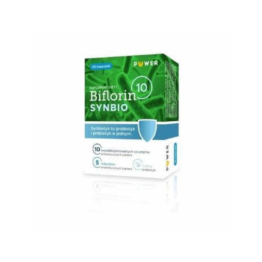 Синбиотик PUWER Biflorin 10 SYNBIO, 20 капсул: цены и характеристики