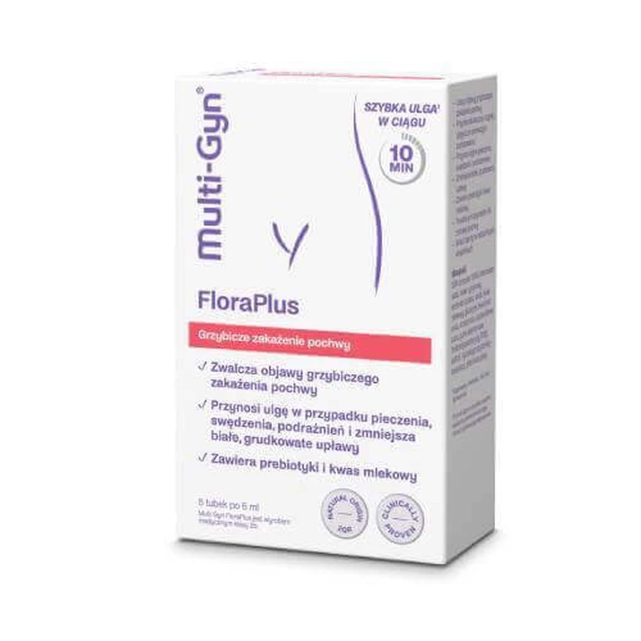 Вагінальний гель Multi-Gyn FloraPlus, 5 туб по 5 мл: ціни та характеристики