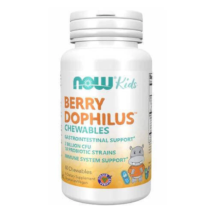 NOW FOODS BERRY DOPHILUS Пробиотик, 60 таблеток: цены и характеристики