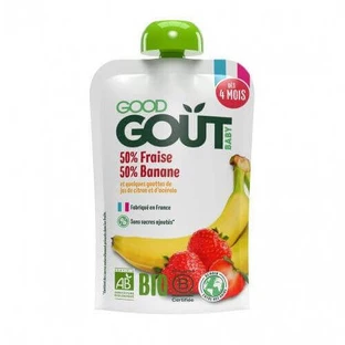 Good Gout BIO Клубника с бананом, 120 г