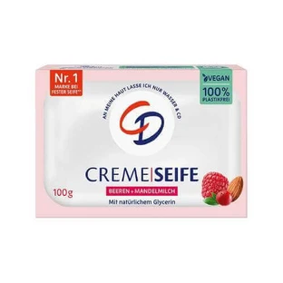 CD Creme Гліцеринове мило з ягодами та мигдальним молоком, 100 г