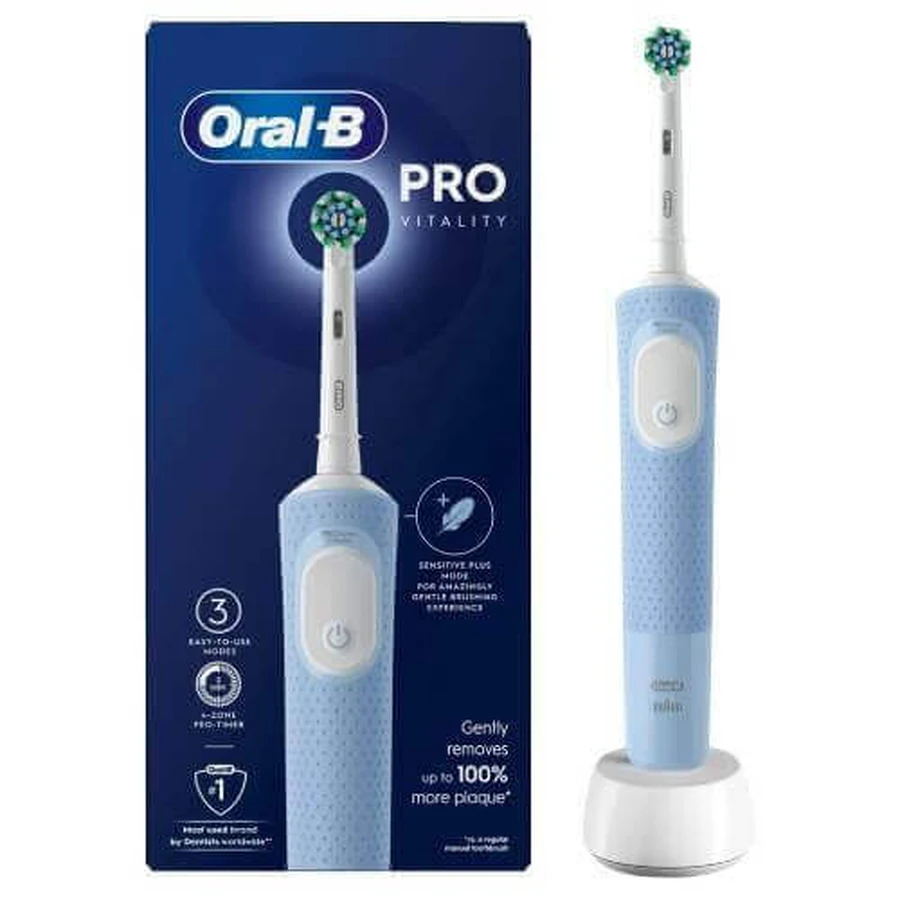Електрична зубна щітка ORAL-B Vitality Pro Blue, 1 шт.: ціни та характеристики