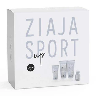 Подарунковий набір Ziaja Sport: 2в1 лосьйон для тіла та кондиціонер для волосся, 200 мл + 2в1 шампунь та гель для душу, 200 мл + крем для рук та ніг, 100 мл + 2в1 антиперспірант та сироватка, 60 мл