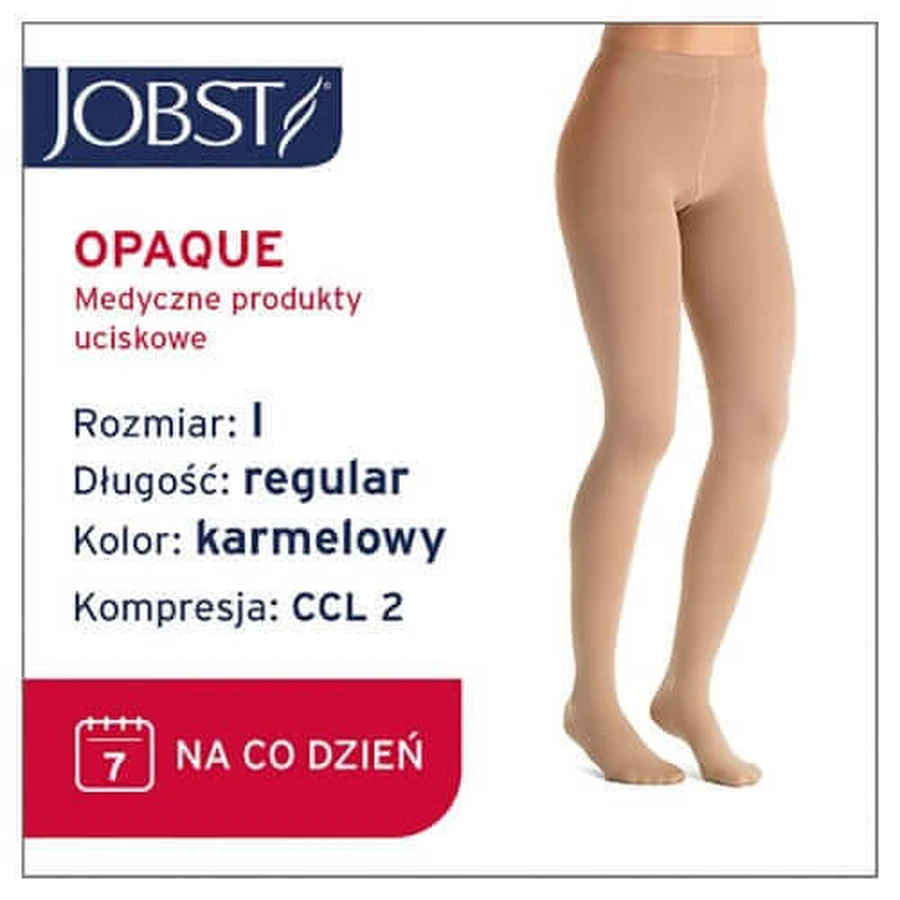 Компресійні колготки JOBST OPAQUE CCL2 карамель, розмір 1 ZP: ціни та характеристики