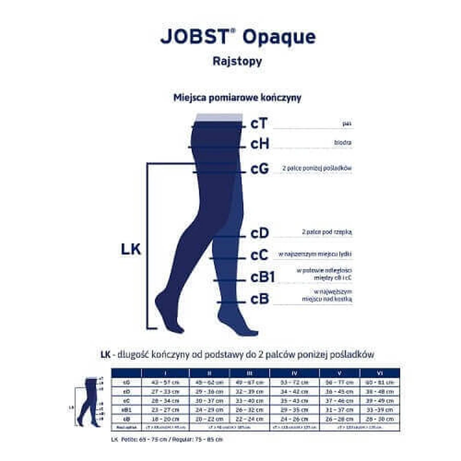 Компресійні колготки JOBST OPAQUE CCL2 карамель, розмір 1 ZP: ціни та характеристики