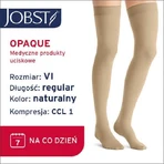 Длинные компрессионные чулки JOBST OPAQUE CCL1 натуральные, размер 6 ZP: цены и характеристики